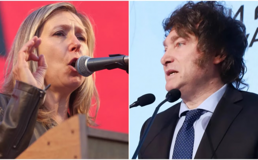 Myriam Bregman y Javier Milei coincidieron en un vuelo y hubo cánticos cruzados