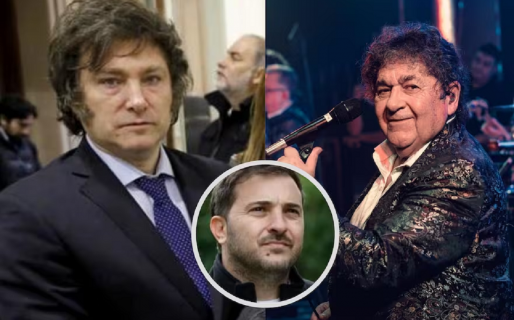 Diego Brancatelli cruzó a Los Palmeras por mostrarse con Javier Milei y desató una catarata de memes
