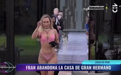 Tras quedar eliminada, una participante de Gran Hermano Chile se fue de la casa en ropa interior