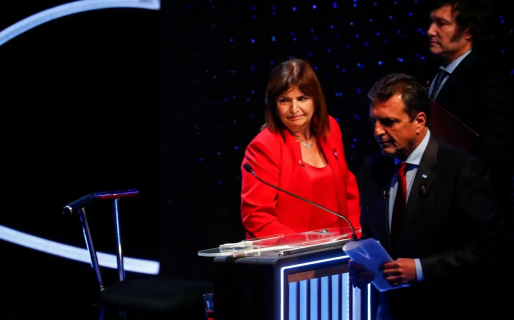 Bullrich recuperó terreno en el segundo debate con duros cruces contra Massa y fuerte presión sobre Milei