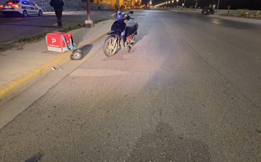 Un joven chocó contra un repartidor de PedidosYa