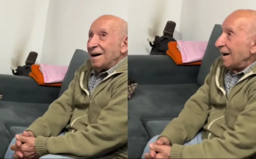 Un abuelo probó un juego de realidad virtual y su emoción cautivó a todos en las redes