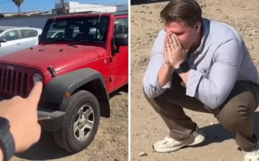 Se compró una camioneta en una subasta y un detalle en el volante lo arruinó todo: “Cometí un error”