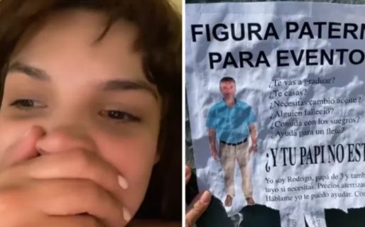 “¿Tu papi no está?”: un hombre trabaja como la “figura paterna” en cumpleaños y desató la polémica