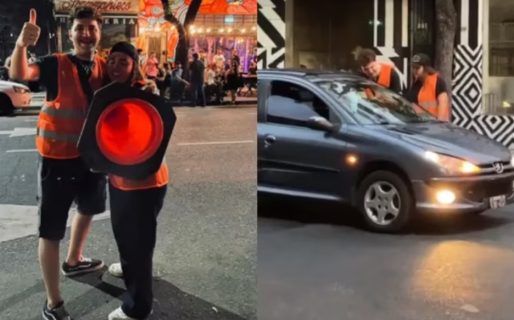 Se disfrazaron de agentes de tránsito para Halloween, engañaron a la gente y generaron polémica en TikTok