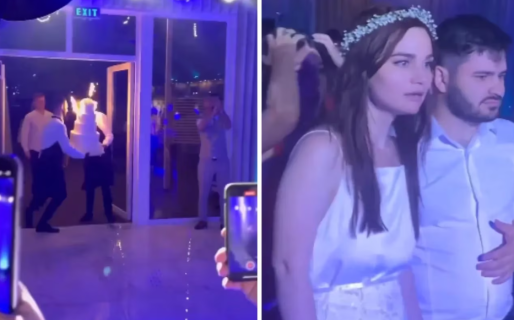 Estaban por cortar la torta de su casamiento, un error lo arruinó todo y el novio reaccionó de manera insólita