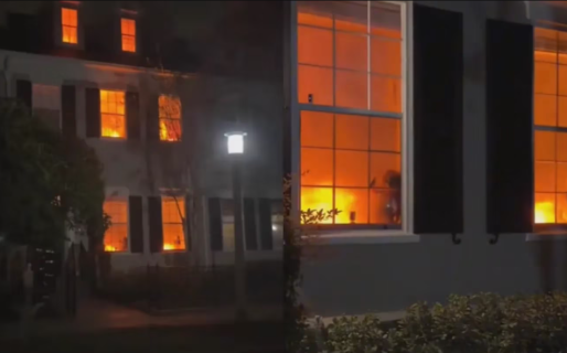 La decoración de una casa para Halloween fue demasiado realista y alertó a todos