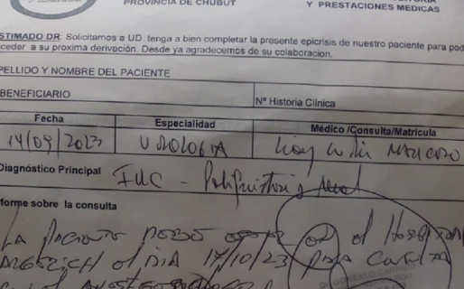 Una vecina de Km. 8 pide colaboración para extraerse el segundo riñón