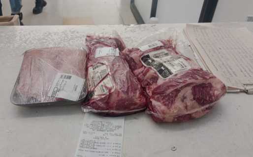 Una joven de 24 años fue detenida por robar carne