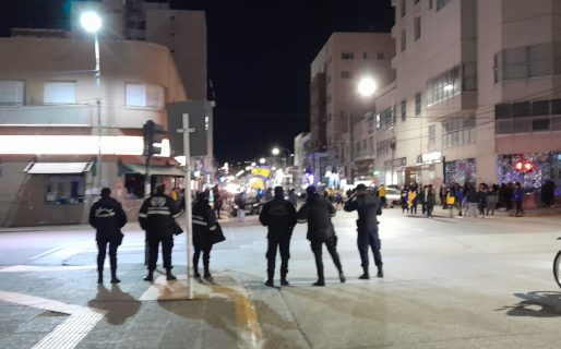 Cerca de veinte hinchas de Boca festejaron en el Centro el pase a la final de la Copa Libertadores
