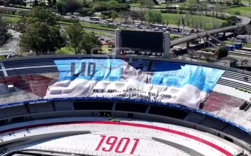 La espectacular bandera de la Selección argentina que se estrenará en el partido ante Paraguay