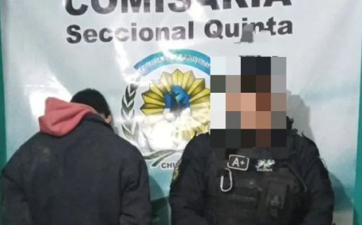 Intentó robar un carretel de cables, se escondió en una garita de colectivo y lo atraparon