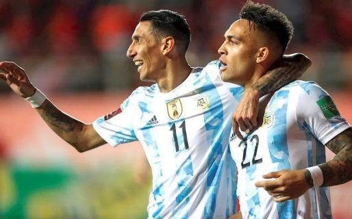 Di María llenó de elogios el presente de Lautaro Martínez