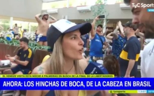 Locura por Boca: una mujer renunció a su trabajo para poder viajar a Brasil