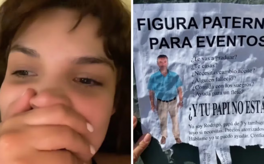 “¿Tu papi no está?”: un hombre trabaja como la “figura paterna” en cumpleaños y desató la polémica