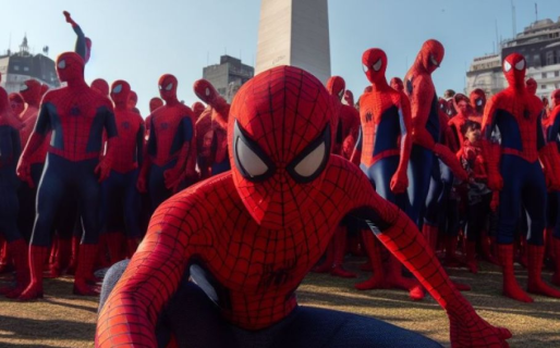 La campaña por redes para romper el récord mundial de Spider-Man en el Obelisco