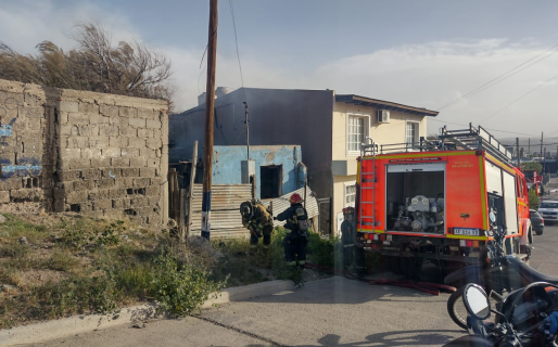 Se incendió una vivienda deshabitada y las llamas pudieron ser sofocadas por los Bomberos
