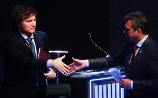 Qué dicen las encuestas que ya midieron a Massa y Milei en un balotaje