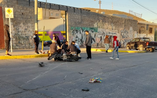 Un motociclista hospitalizado tras protagonizar siniestro vial