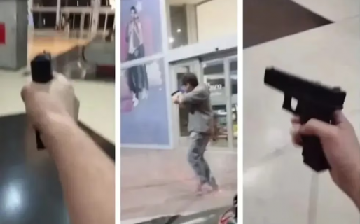 Joven causó terror al apuntar con un arma en un shopping
