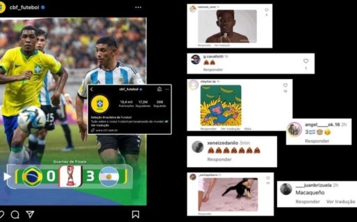 La Confederación Brasileña de Fútbol emprenderá acciones legales por racismo