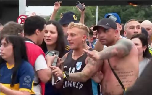 El mal momento que vivió El Polaco en el ingreso al Maracaná y que generó repudio en las redes sociales