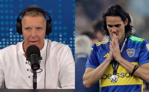 Fantino destrozó a Cavani por su actuación en la final ante Fluminense: “Palermo jugó rengo y él se acalambra”