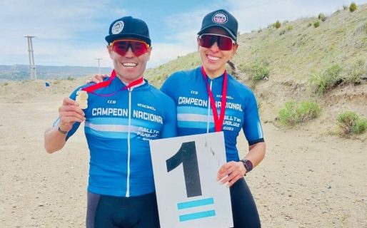 Marcia Larrauri y Martín Bravo en lo más alto del podio del Campeonato Argentino de Rally en Parejas