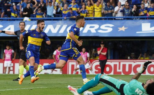 Sobre el final del partido, Boca le ganó 1-0 a Newell’s en La Bombonera