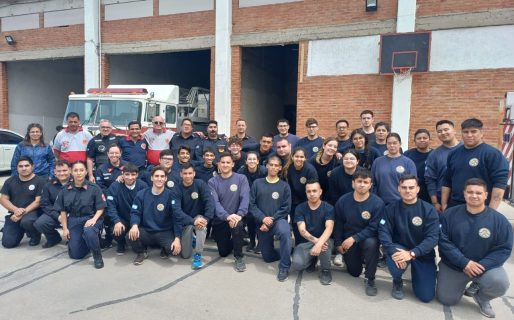 Escuela 2023: Bomberos de Comodoro se capacitaron en Pedagogía