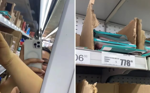 Una joven fue al supermercado, se llevó el susto de su vida al ver una extraña mano y es viral en TikTok