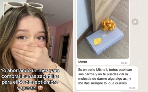 Ahorró durante un mes para hacerle un regalo a su novio pero recibió un mensaje devastador