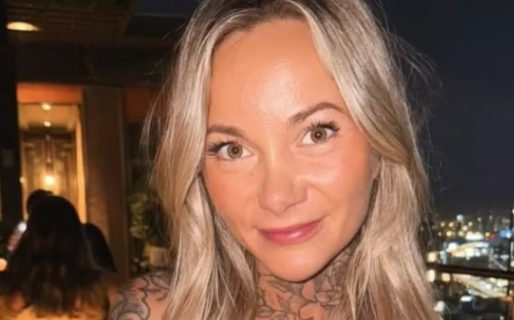 Una joven se tatuó el nombre de su novio en la cara y causó furor en Instagram