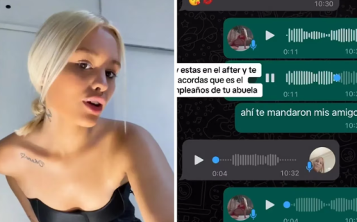 Se acordó del cumpleaños de su abuela en medio de una fiesta y mandó un audio desopilante: “Tomamos un vino”