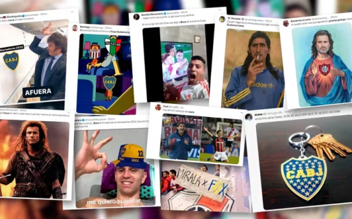 Boca no jugará la Libertadores 2024 y estallaron los memes: las burlas de los fanáticos de River Plate y de San Lorenzo