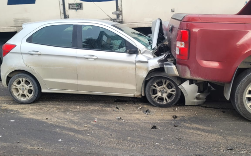 Impresionante choque en Km3