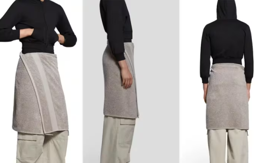 “Hable fuerte que tengo una Balenciaga”: La toalla falda que se vende a más de 900 mil pesos