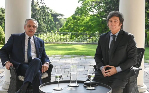 El chiste de Javier Milei que descolocó a Alberto Fernández