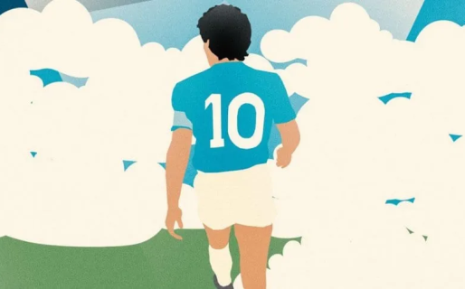 El Napoli recordó a Diego Maradona a tres años de su muerte