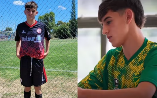 Un jugador surgido de Huracán junto a los campeones del mundo