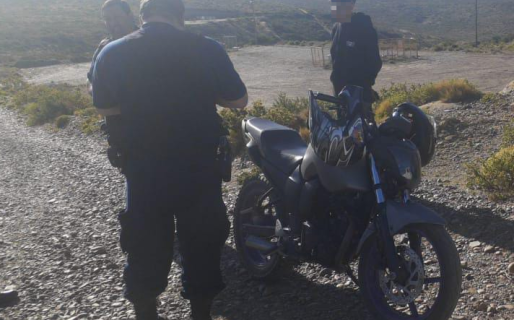 Una moto robada en Palazzo fue encontrada en Laprida