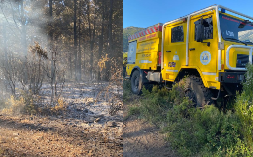 El Gobierno del Chubut controló el incendio en Epuyén