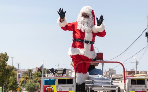 Vuelve Papá Noel junto a los Bomberos Voluntarios: «Doná caramelos, regalá sonrisas»