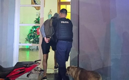 Dos detenidos tras ser descubiertos robando cubiertas en el Centro