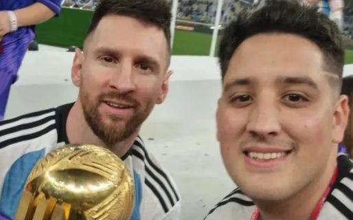 Se sacó una foto con Messi en la final del Mundial y le causó un problema impensado: “Me dicen estafador”