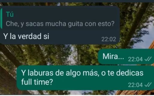 Le escribieron por WhatsApp para estafarla, se dio cuenta y le dio una lección al ladrón