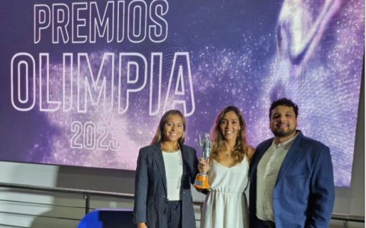 La comodorense Moira Miranda, presente en los Premios Olimpia 2023