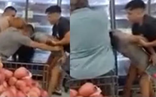 Dos mujeres se pelearon ferozmente por una oferta de carne en un supermercado
