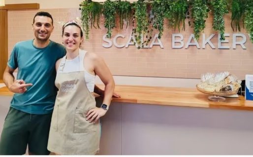 Lionel Scaloni visitó el negocio de su hermana en Pujato y sorprendió a todos: “Se llevó media pastelería”