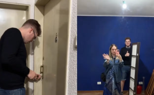 Entraron a su departamento nuevo, el video se hizo viral y en TikTok los alertaron por un aterrador detalle